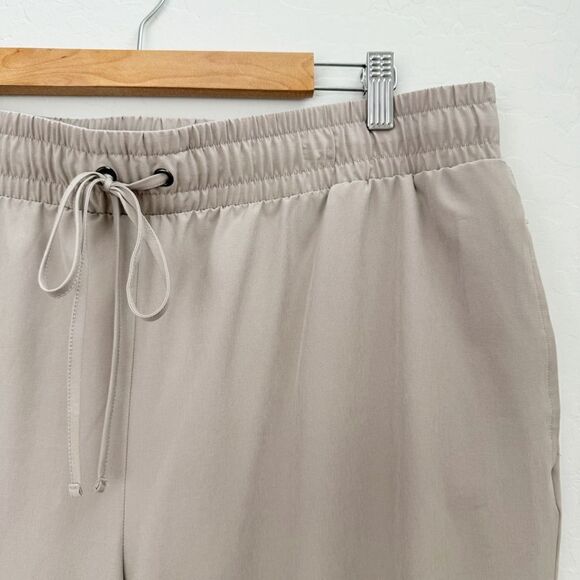 Simply Vera Vera Wang Simply Jogger Pants Grey/Beige Size XL - Picture 6 of 9